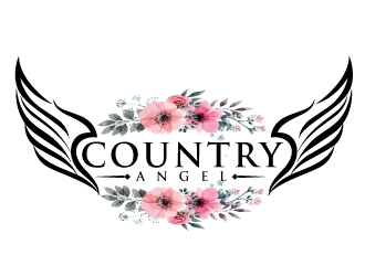 Country Angel  logo design by fantastic4