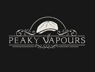 Peaky Vapours logo design by DreamLogoDesign