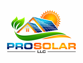 Pro Solar LLC logo design by mutafailan