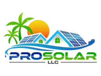 Pro Solar LLC logo design by daywalker