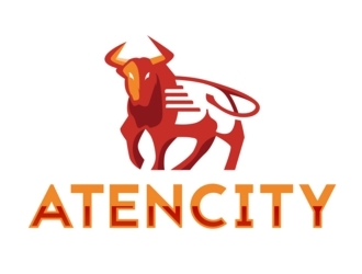 Atencity logo design by iyanbukan