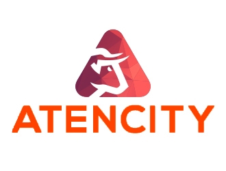 Atencity logo design by fawadyk