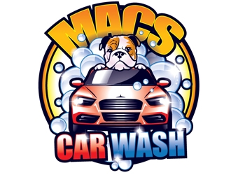 Macs car wash logo design by shere