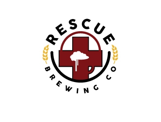 Rescue Brewing Co logo design by Suvendu