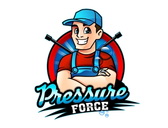 Pressure Force logo design by DreamLogoDesign