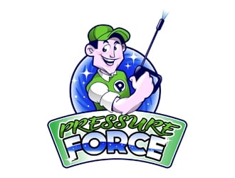 Pressure Force logo design by DreamLogoDesign
