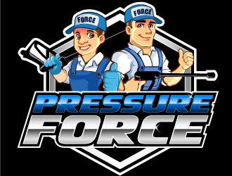 Pressure Force logo design by THOR_
