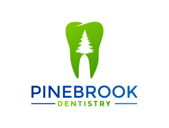 Pinebrook Dentistry logo design by aldesign