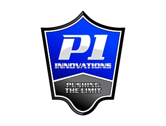 P1 Innovations Pushing the Limit logo design by MarkindDesign