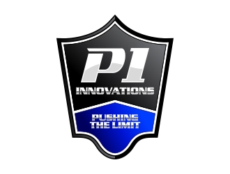 P1 Innovations Pushing the Limit logo design by MarkindDesign