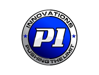 P1 Innovations Pushing the Limit logo design by MarkindDesign