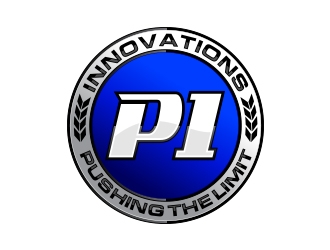 P1 Innovations Pushing the Limit logo design by MarkindDesign