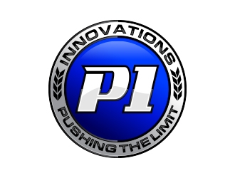 P1 Innovations Pushing the Limit logo design by MarkindDesign
