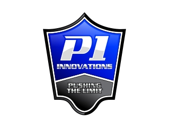P1 Innovations Pushing the Limit logo design by MarkindDesign