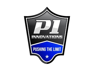 P1 Innovations Pushing the Limit logo design by MarkindDesign