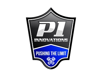 P1 Innovations Pushing the Limit logo design by MarkindDesign
