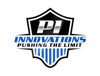 P1 Innovations Pushing the Limit logo design by DreamLogoDesign
