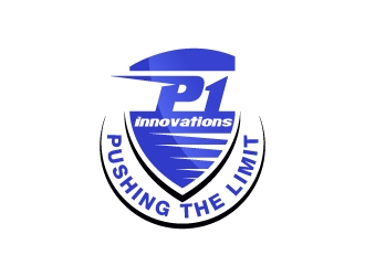 P1 Innovations Pushing the Limit logo design by artbitin