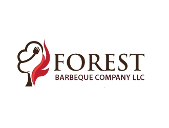 Forest Barbeque Company LLC logo design by Suvendu