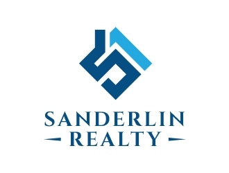 Sanderlin Realty logo design by Razzi