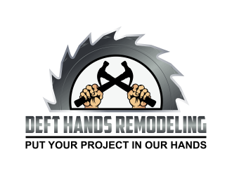 DEFt Hands Remodeling logo design by Kruger