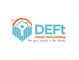 DEFt Hands Remodeling logo design by Suvendu