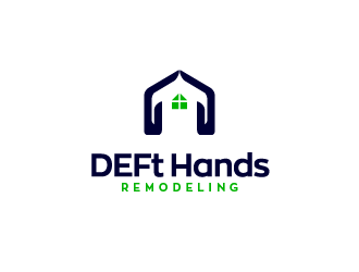 DEFt Hands Remodeling logo design by PRN123