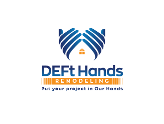 DEFt Hands Remodeling logo design by PRN123
