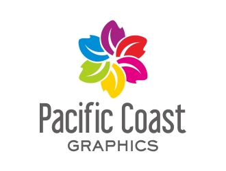 Pacific Coast Graphics logo design by cikiyunn