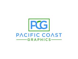 Pacific Coast Graphics logo design by johana
