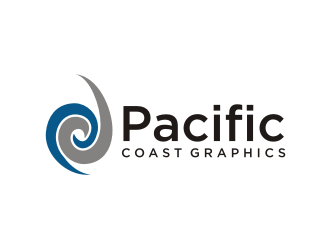 Pacific Coast Graphics logo design by R-art