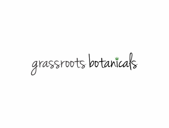 grassroots botanicals  logo design by hopee