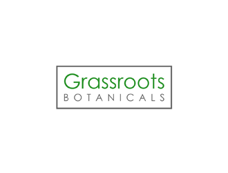 grassroots botanicals  logo design by johana