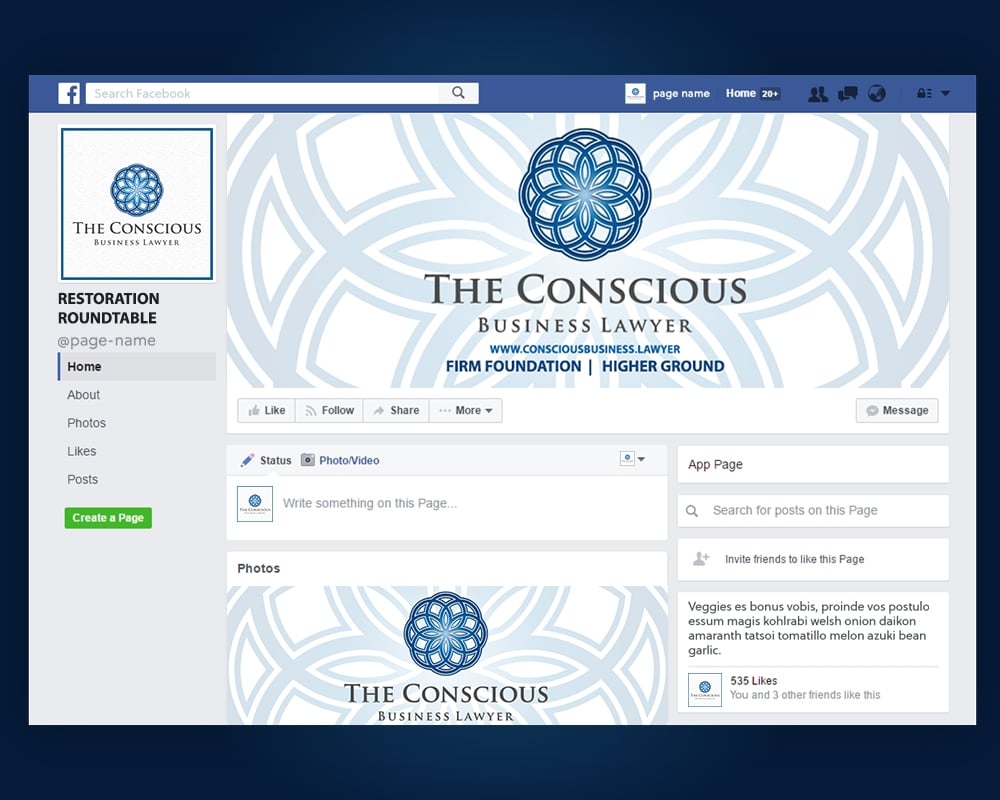 The Conscious Business Lawyer logo design by MastersDesigns