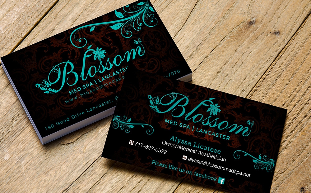 Blossom Med Spa logo design by porcelainn