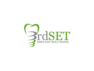 3rdSet Implant Solutions logo design by dhe27