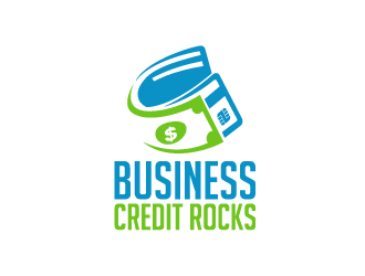 Business Credit Rocks  logo design by rahppin