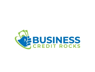 Business Credit Rocks  logo design by jaize