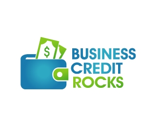 Business Credit Rocks  logo design by PMG