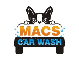 Macs car wash logo design by gitzart