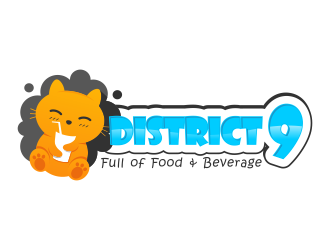 District 9 logo design by mikael
