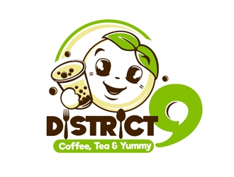 District 9 logo design by veron