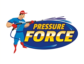 Pressure Force logo design by gitzart