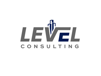 Level Consulting logo design by enzidesign