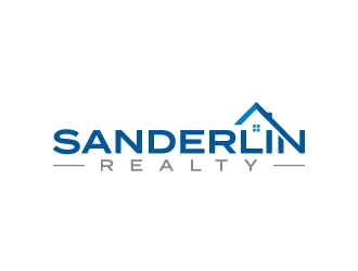 Sanderlin Realty logo design by Kewin