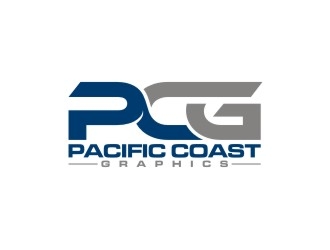 Pacific Coast Graphics logo design by agil