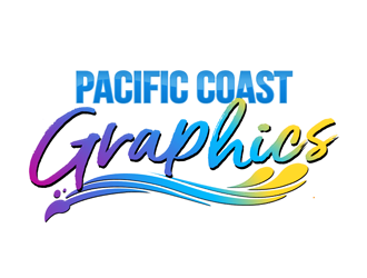 Pacific Coast Graphics logo design by megalogos
