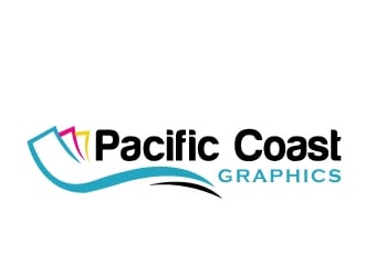 Pacific Coast Graphics logo design by PMG