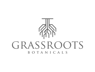 grassroots botanicals  logo design by deddy