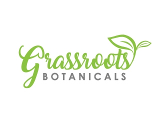 grassroots botanicals  logo design by STTHERESE